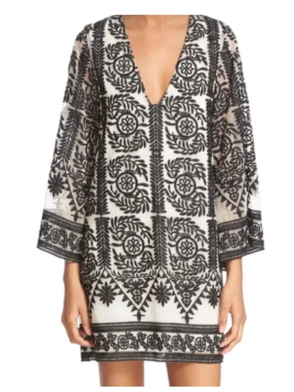 Alice + Olivia Katt caftan dress- XS